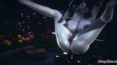 Resident Evil Hentai - Lady Dimitresku in a Anal sexual machine